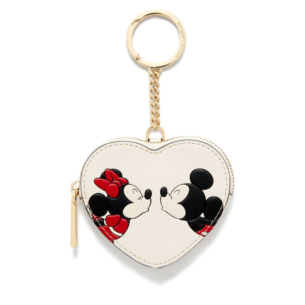 New Kate Spade Minnie Bag Charm Parchment Multi